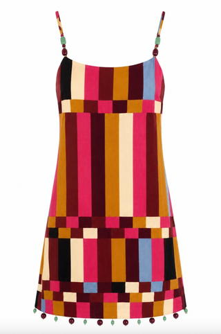 HARPER DRESS AUTUMN STRIPE TS