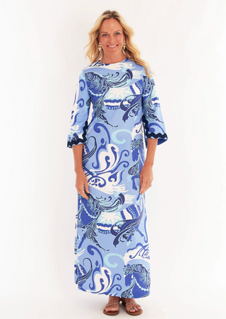 Cassandra Dress in Nouveau Lapis