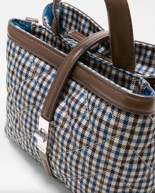Mini Astor Top Handle in Heritage Check