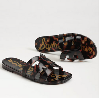 Bay Jelly Slide Sandal in Tortoise