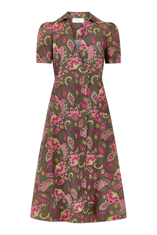Clark Dress in Raspberry Garden