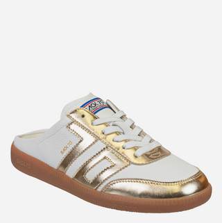 Gold metallic back 70 sneaker slide