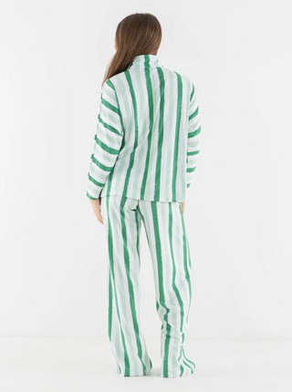 Pajama Pant Set in Mist Green