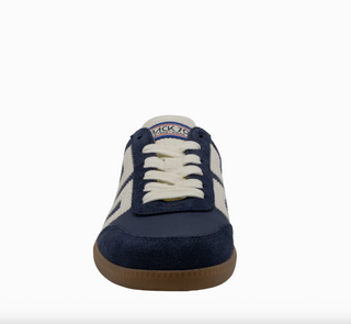 Easter in Navy Backless Sneakers