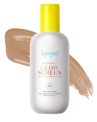 Mineral Glowscreen Soft-Radiance Drops SPF 40 
Golden Hour/ 1.7 fl. oz.