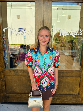 Kai Blouse in Ikat