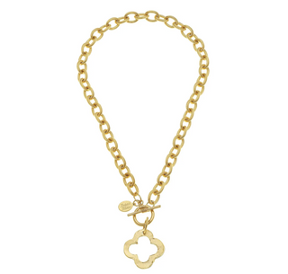 Open Clover Toggle Necklace