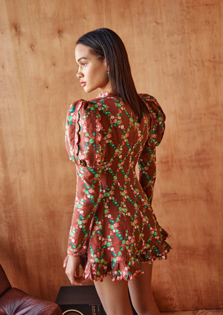 Acacia Dress in Brown