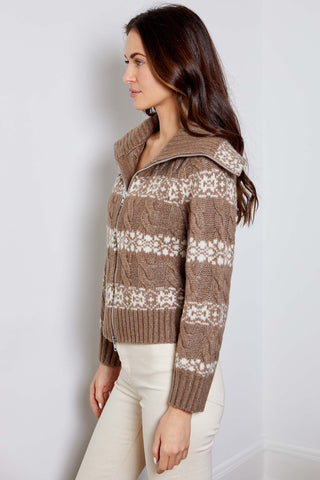Brighton Cardigan in Umber Combo