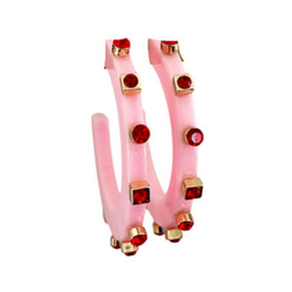 Large City Girl Jewel Hoop