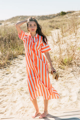 Gibbons Dress in Sunny Stripes