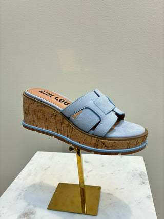 Holly Sandal in Sky Blue