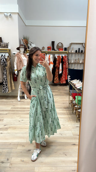 Val Dress in Pine