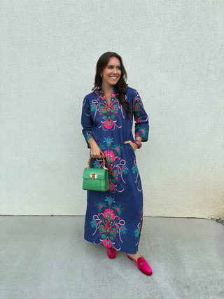 Bouvier Long in Aramenta Blue