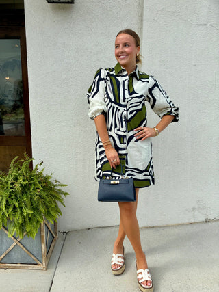 Ava Dress in Zebra