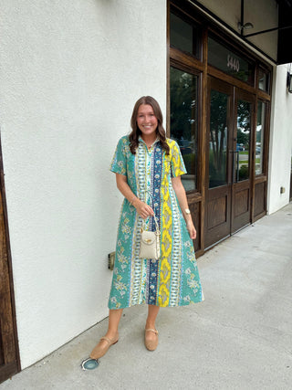 Sutton Dress in Paisley Ribbon