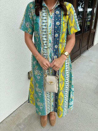 Sutton Dress in Paisley Ribbon