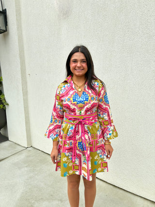Surcie Blythe Empire Short Dress