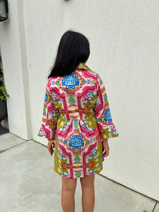 Surcie Blythe Empire Short Dress