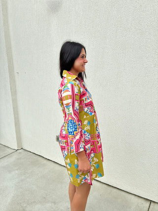 Surcie Blythe Empire Short Dress