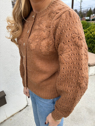 Katlin Cardigan in Mocha