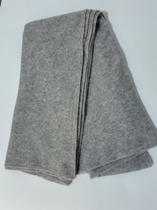 Cashmere Travel Wrap in Misty Grey Heather
