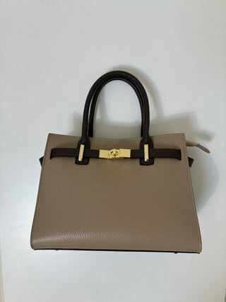 Le Feme Classic Medium Two Tone - Taupe/Brown