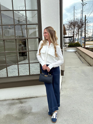 Utility Shirt in Pearl