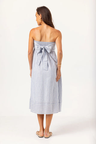 Kenny Dress in Slate Stripe