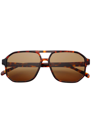 Billie - Dark Tortoise/Solid Brown
