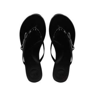 Indie Mini Bow Sandal in Black