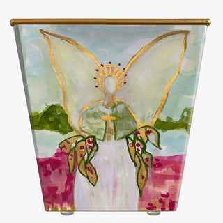 Robin Raymond Angel of Blessings Cache Pot Candle