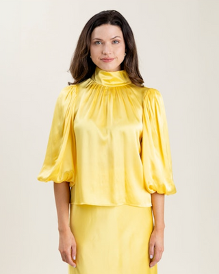 Carmen Top in Lemon Drop