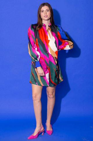 Nora Dress in Solar Vines