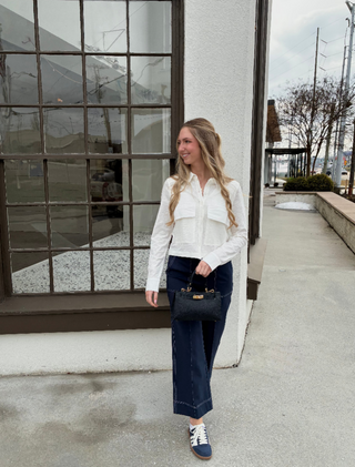 Utility Shirt in Pearl