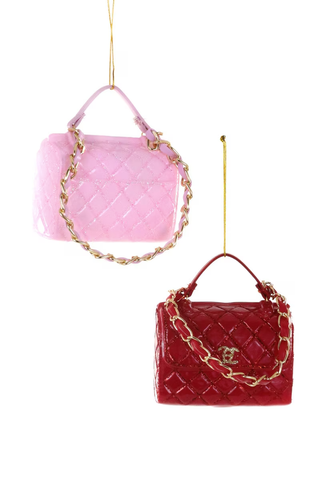 LUXE HANDBAGS- PINK/RED 2 ASST