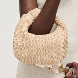 Woven Knotted Handbag