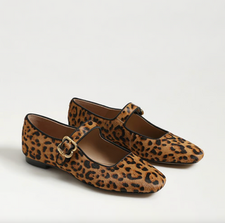 Michaela Mary Jane Flat in Leopard