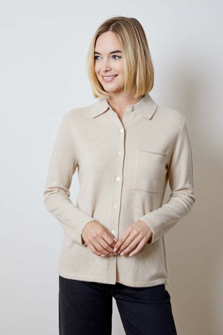 Boyfriend Sweater in Eco Beige