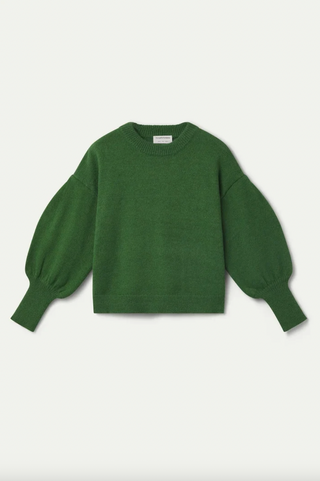 Basic Green Knit Sweater