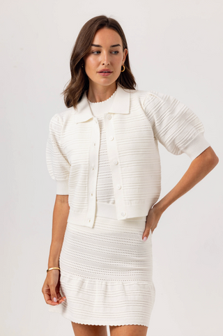 Ella Cardigan in Cloud