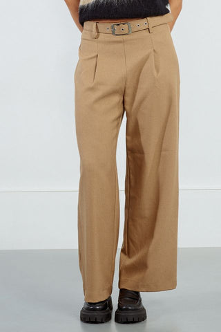 Woven Pants in Beige