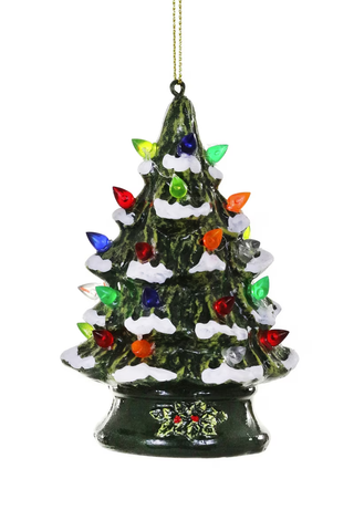 VINTAGE CERAMIC TREE - GREEN