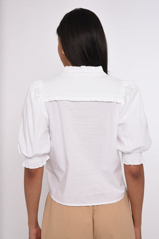 Zinny Top in Bright White