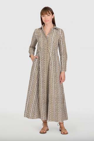 Classic Shirt Dress in Driftwood