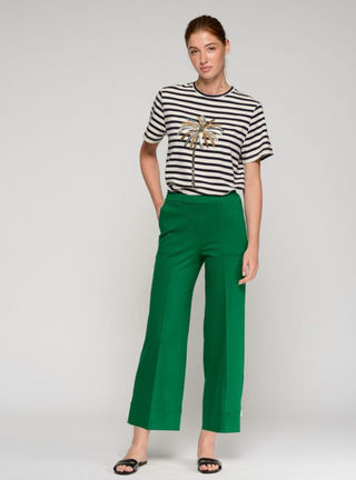 Green trouser pants