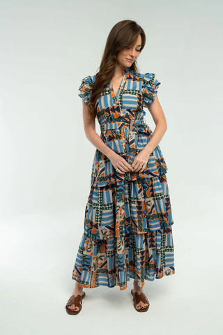 Aria Dress in Carolina Blue