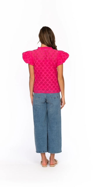 Aida Top in Magenta