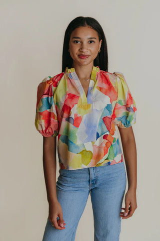 Alix Blouse in Toscano