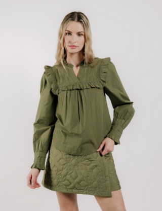 Tallulah Top in Olive